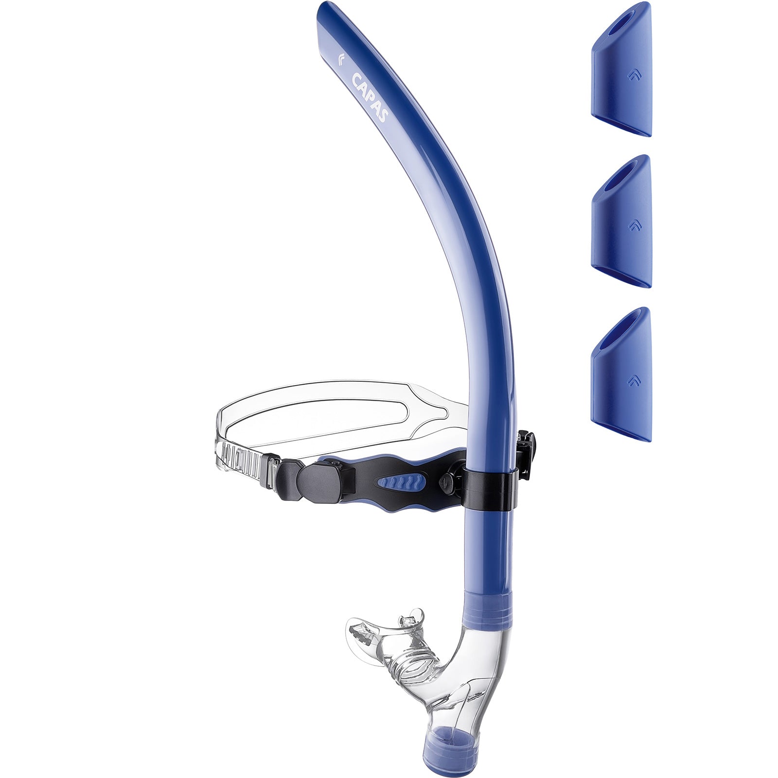 CAPAS Training Swim Snorkel, Blue Black