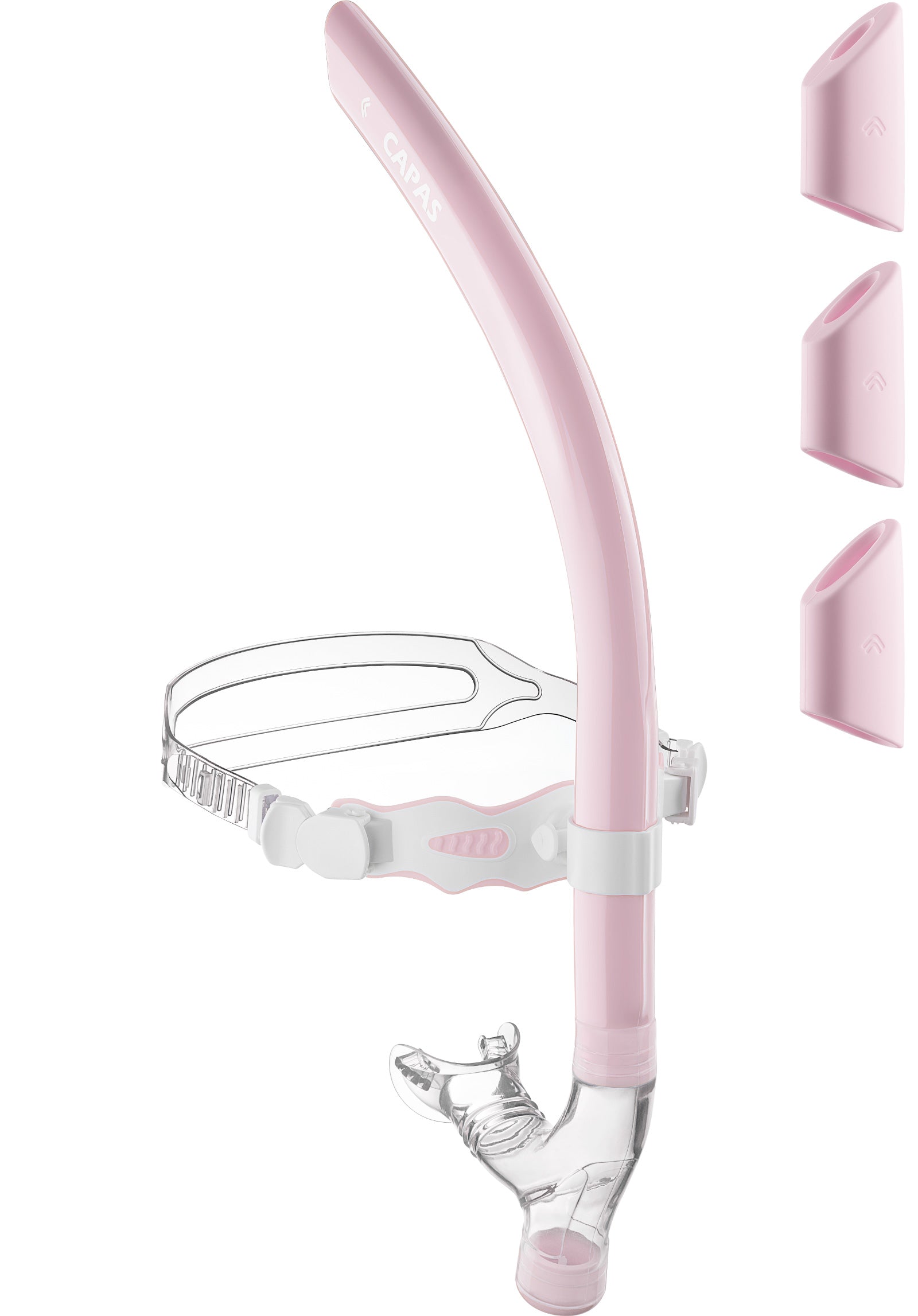 CAPAS Training Swim Snorkel, Pink White