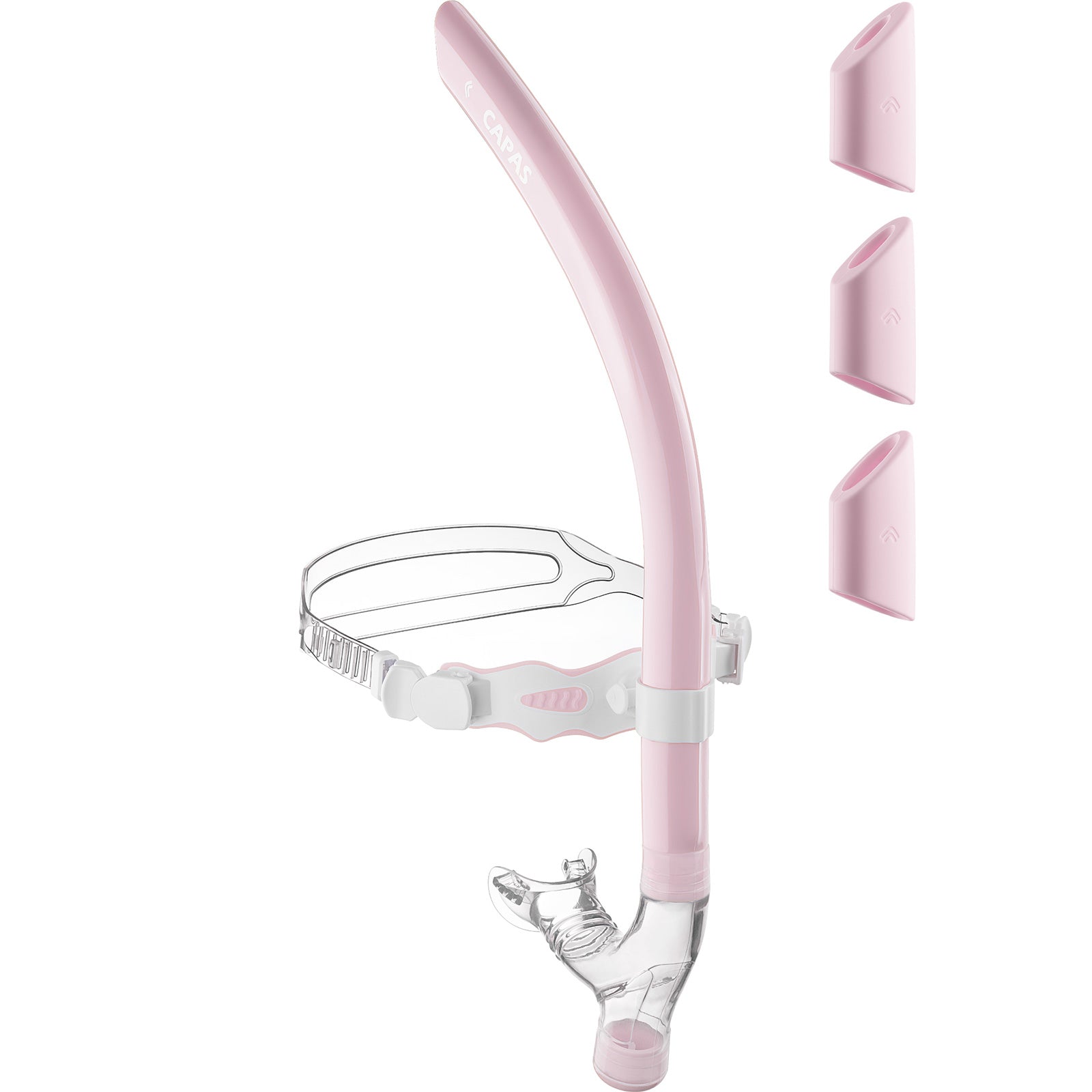 CAPAS Training Swim Snorkel, Pink White