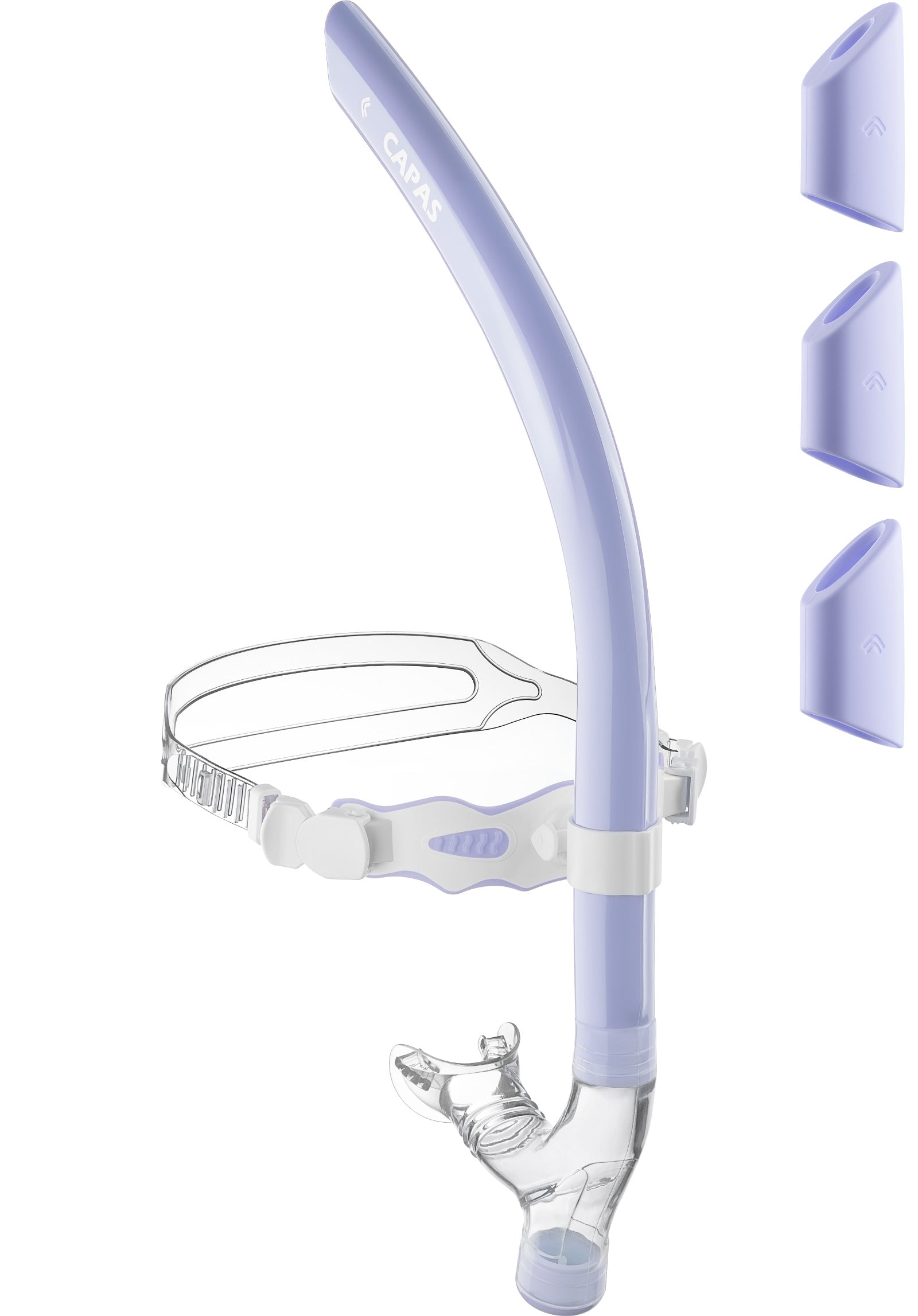 CAPAS Training Swim Snorkel, Purple White