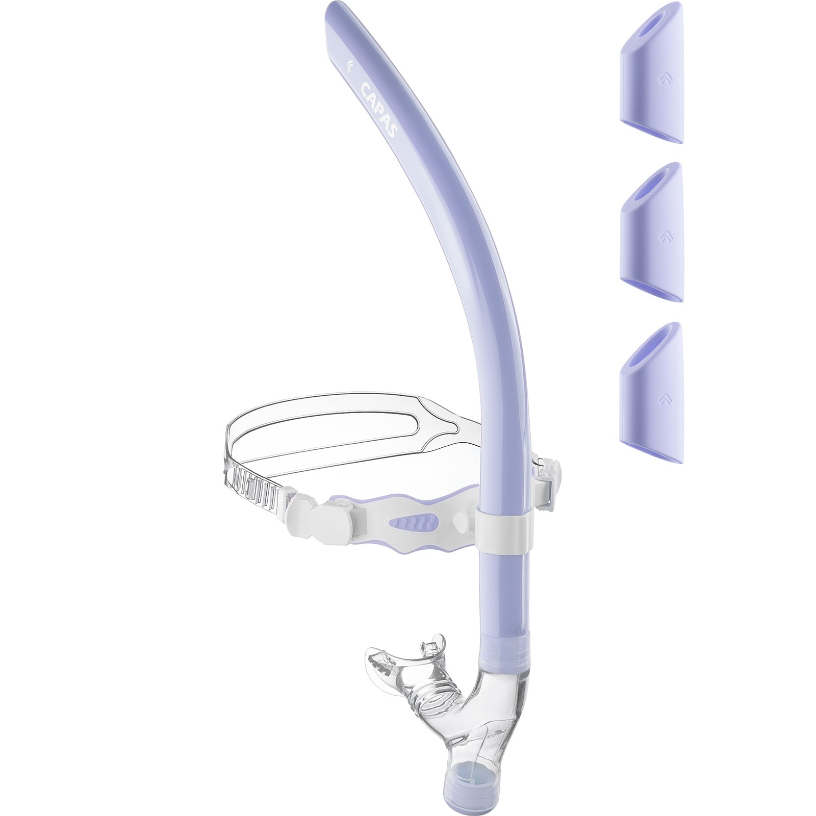 CAPAS Training Swim Snorkel, Purple White