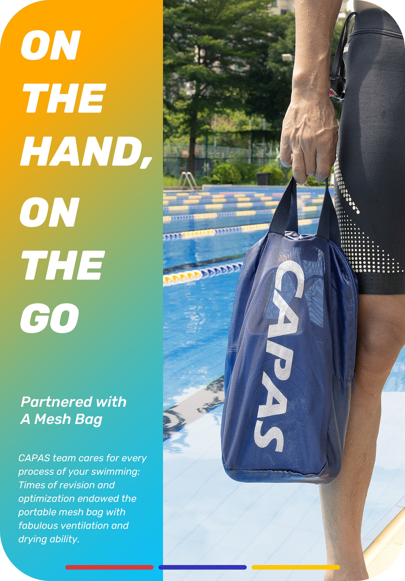 CAPAS Pro Swim Training Fins, Navy Black