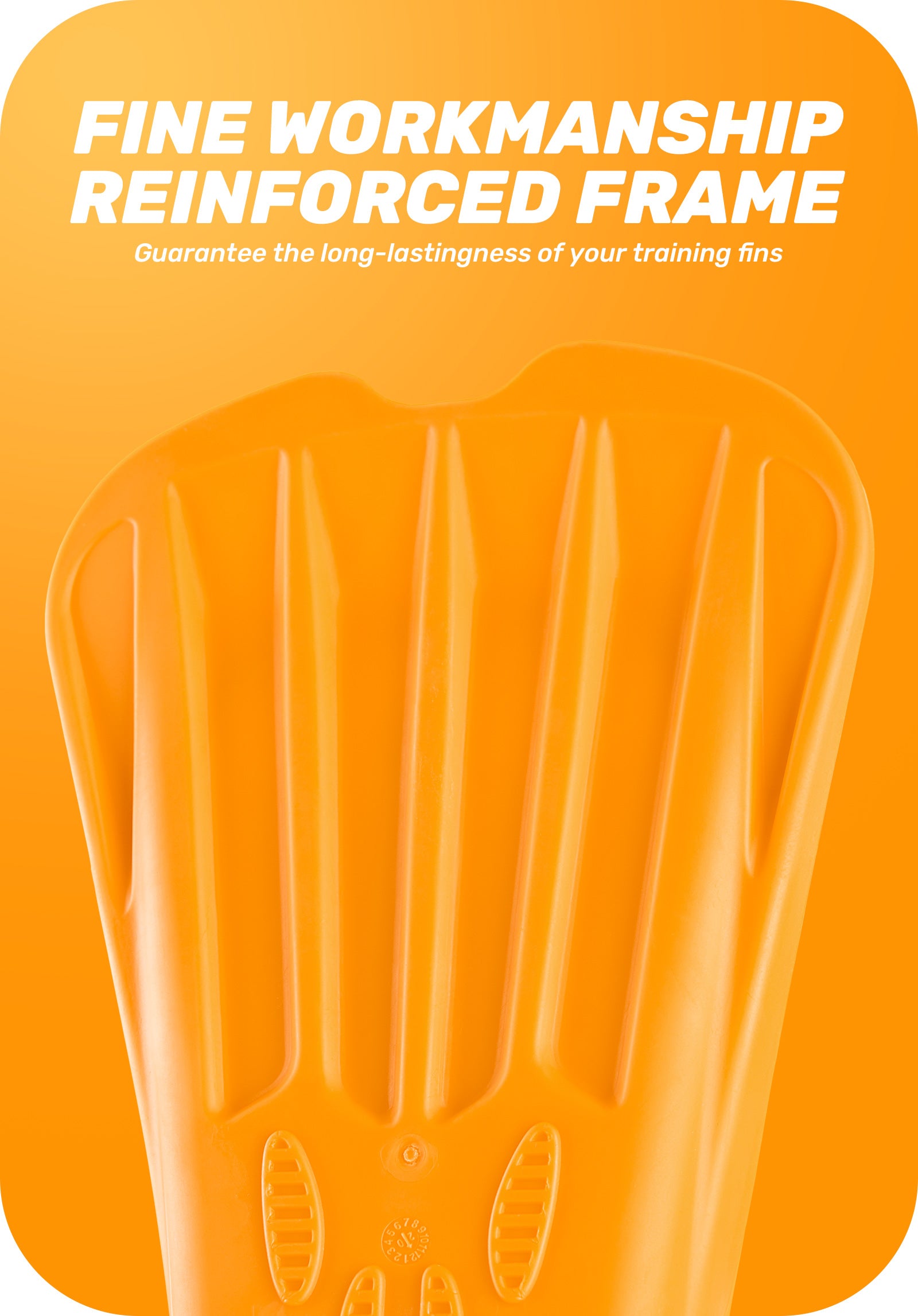 CAPAS Swim Training Fins Short Blade