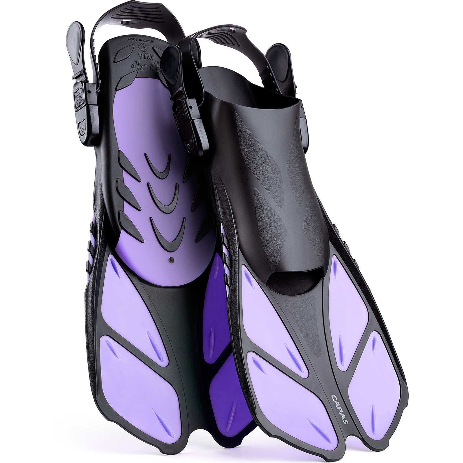 CAPAS Swim Fins for Snokeling, purple