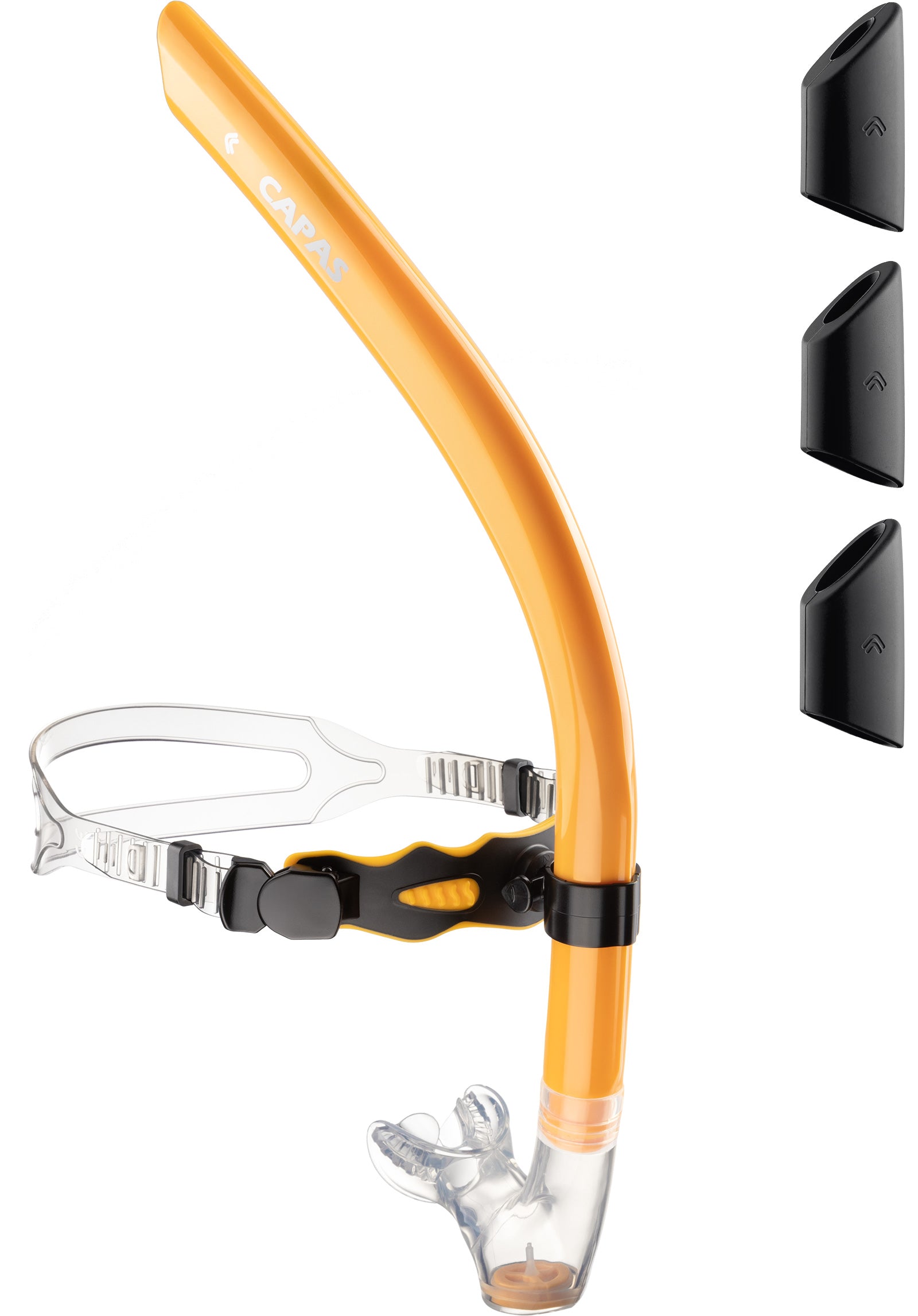 CAPAS Training Swim Snorkel, Orange Black