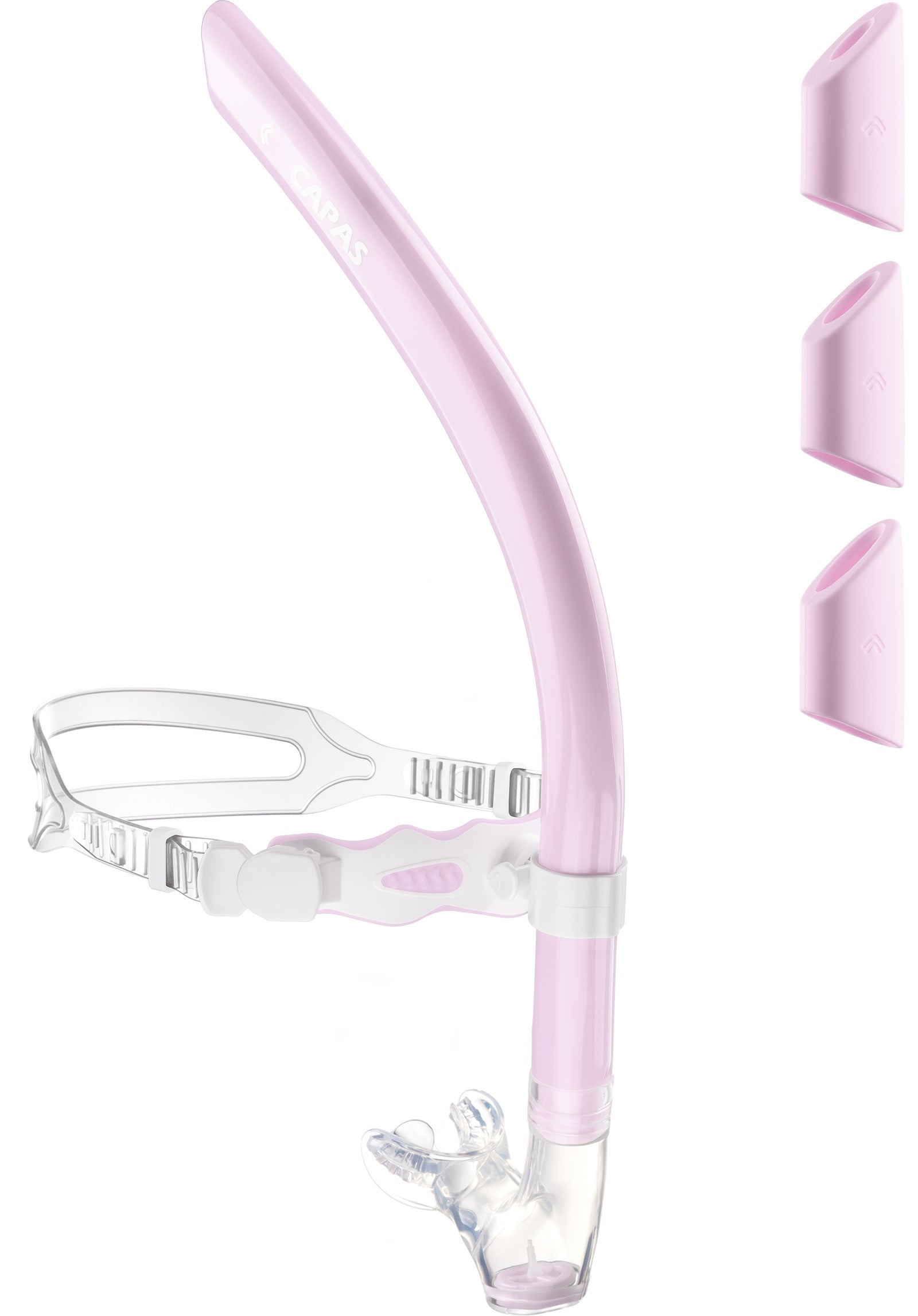 CAPAS Training Swim Snorkel, Pink White