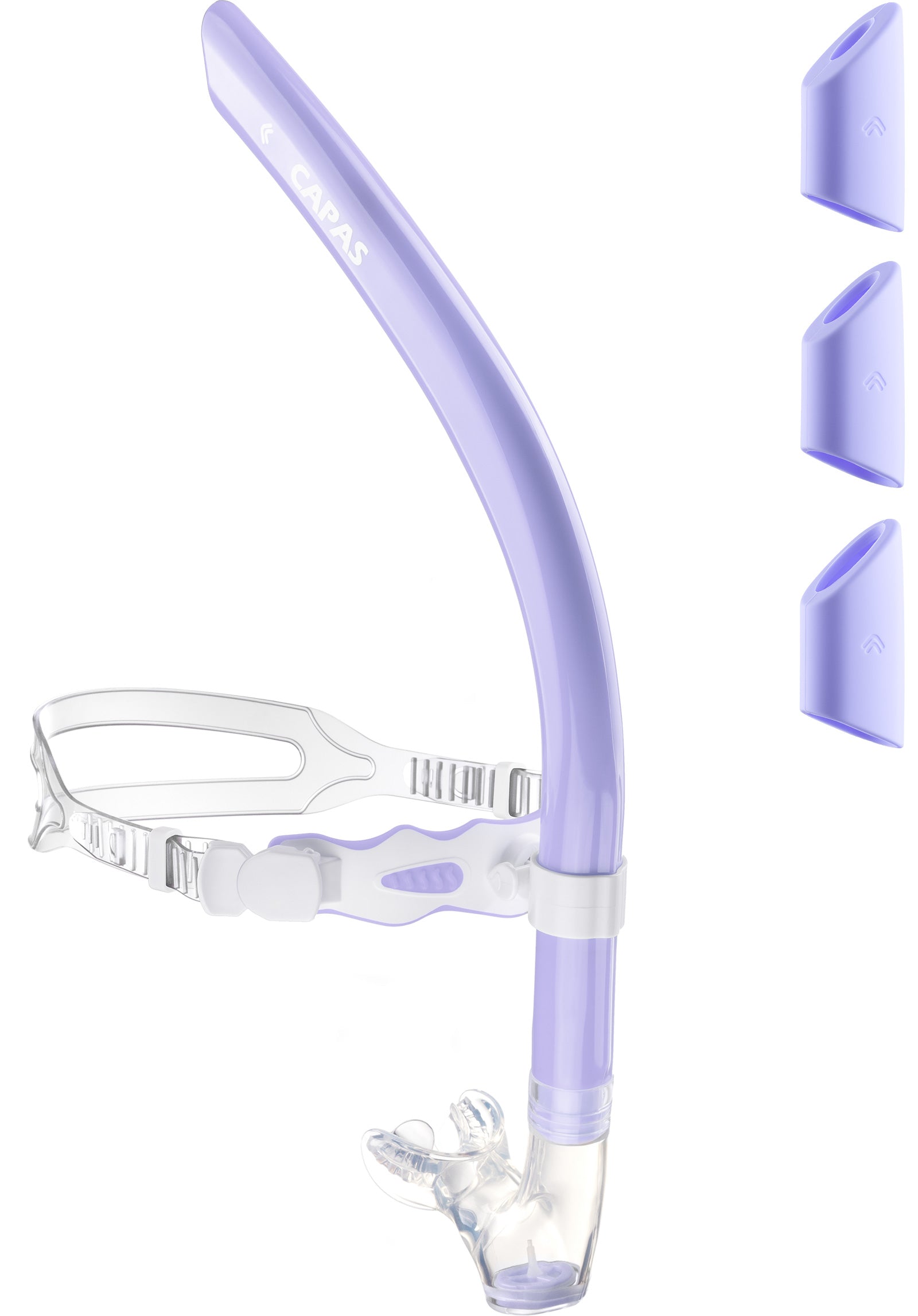 CAPAS Training Swim Snorkel, Purple White