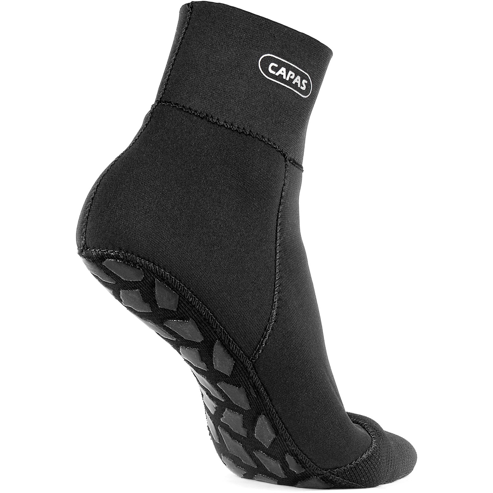 CAPAS 2mm Neoprene Sand Socks for Adult, Black