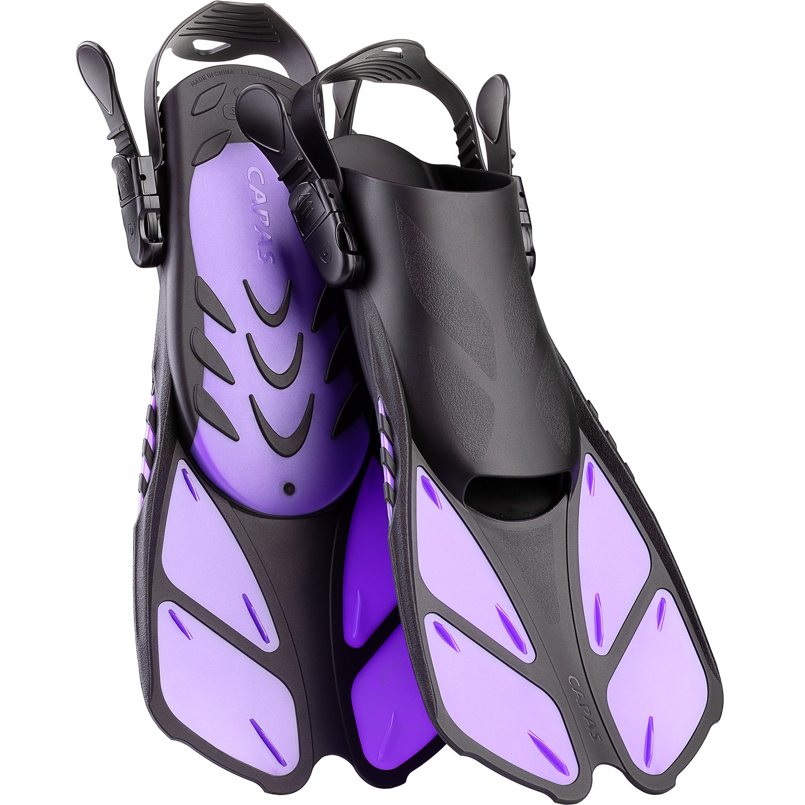CAPAS Swim Fins for Snokeling, purple