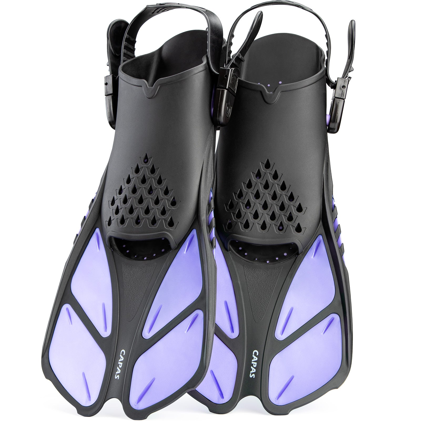 CAPAS Snorkel Fins, Purple