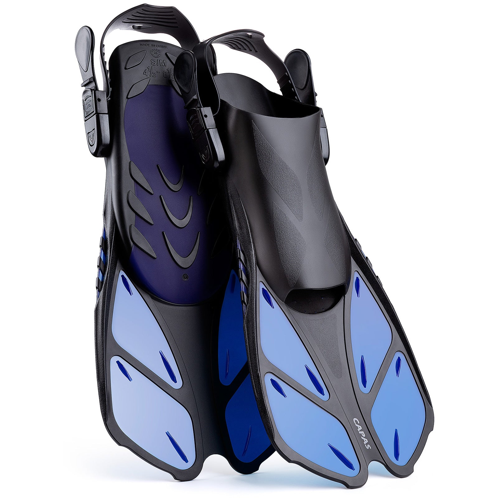 CAPAS Swim Fins for Snokeling, blue